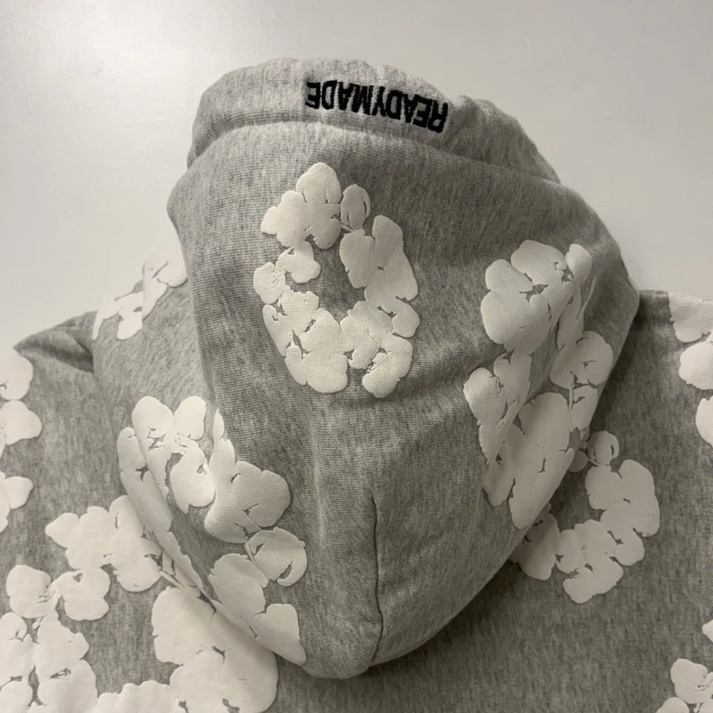 READYMADE TEARS GRAY HOODIE SWEATER.